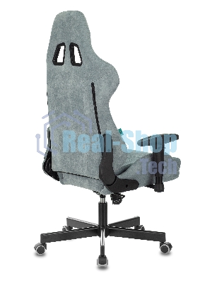 Кресло Бюрократ VIKING KNIGHT LT28 FABRIC серо-голубой, ткань, 120 кг, механизм качания