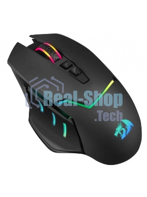 Мышь беспроводная Redragon Mirage Pro черный, 8000 dpi, радиоканал, USB, кнопки - 9