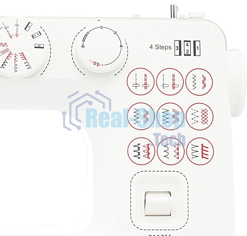 Швейная машина Janome 3112M 15 операций, петля полуавтомат ,верт.челнок