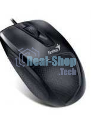 Мышь проводная Genius DX-150X черный, 1000 dpi, USB, кнопки - 3
