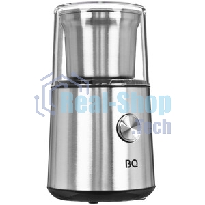 Кофемолка BQ CG1003, 200 Вт, 85 г максимальная загрузка, стальной/черный