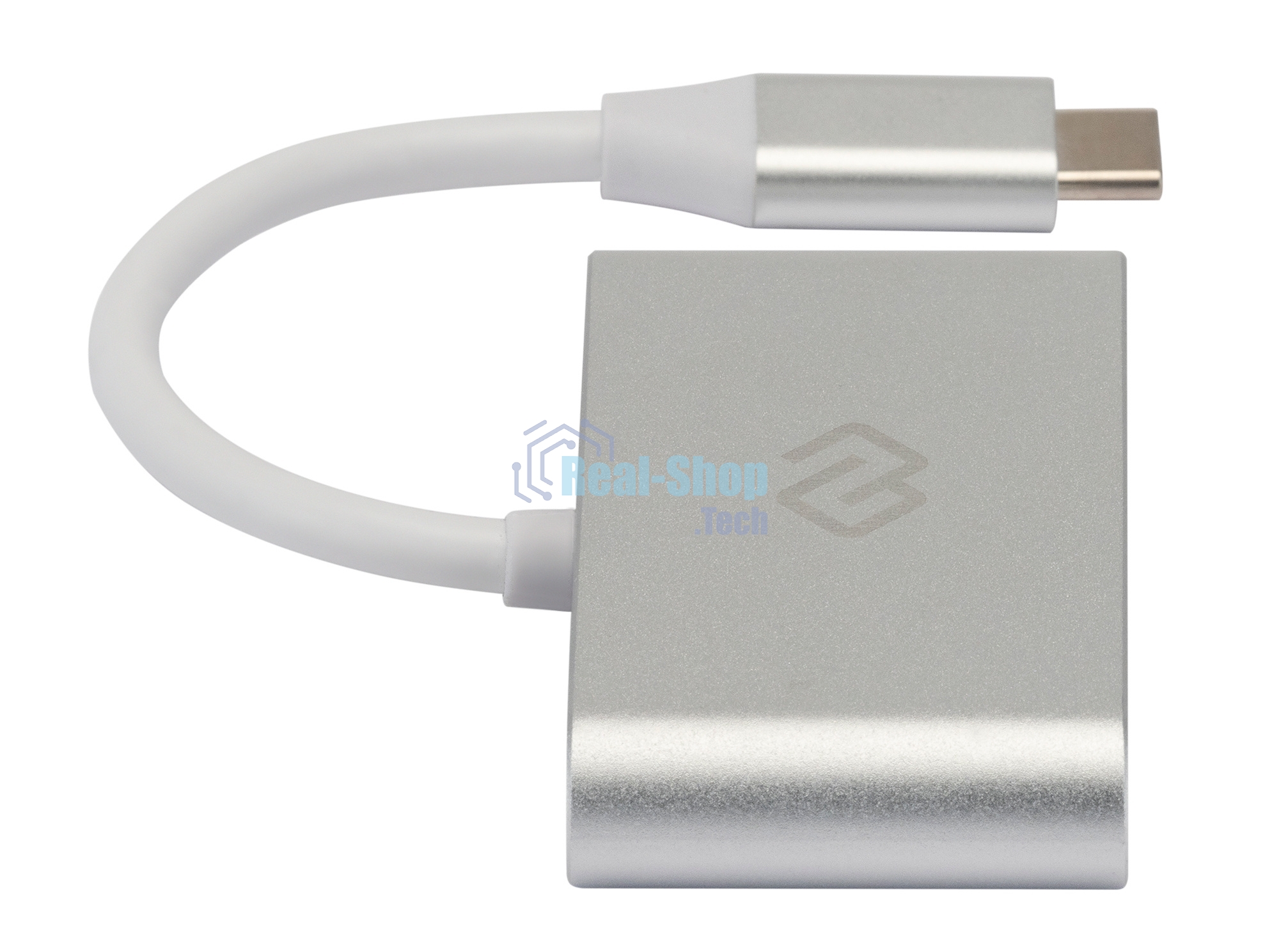 Кард-ридер Digma CR-С2501-S/серебристый/SD/TF/micro-SD/USB Type-C/алюминий
