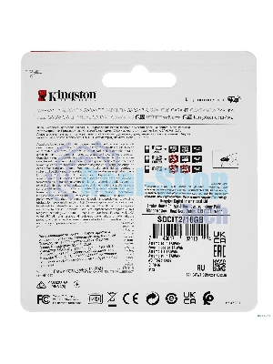 Флеш карта microSDHC 16Gb Class10 Kingston SDCIT2/16Gb Industrial Temperature Class UHS-I, адаптер в комплекте