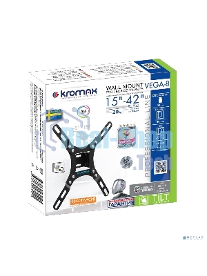 Кронштейн для телевизора Kromax VEGA-8 черный 15