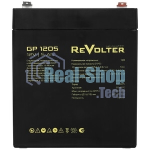 Аккумулятор 12В 5А.ч REVOLTER GP 1205