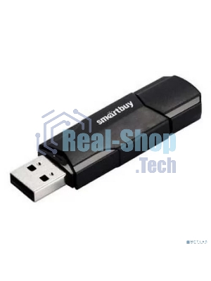 Флешка USB SmartBuy CLUE black (SB4GbCLU-K), 4Gb, USB 2.0, R/W 15/8, черный