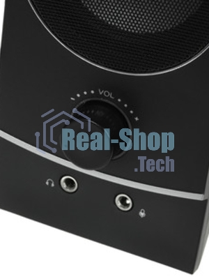 Акустическая система Oklick OK-118 2.0 черный 4Вт