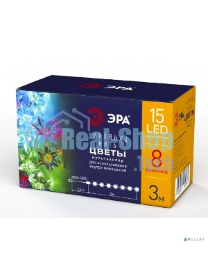 Гирлянда LED ENIN-3Z Нить Цветы 3 м мультиколор, 220V, IP20 (36/864)