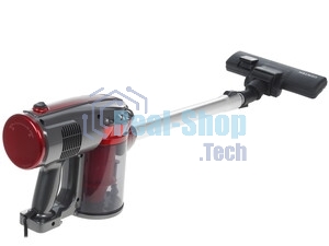 Пылесос вертикальный Centek CT-2561 красный/черный, питание от сети, 150 Вт, уборка сухая, пылесборник 0.5 л