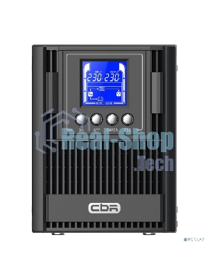 Источник бесперебойного питания CBR ESN-1KT-3F-LCHERSC Online 1000VA/1000W Tower 3 x Schuko, LCD, HID-USB, RS232, EPO, SNMP slot