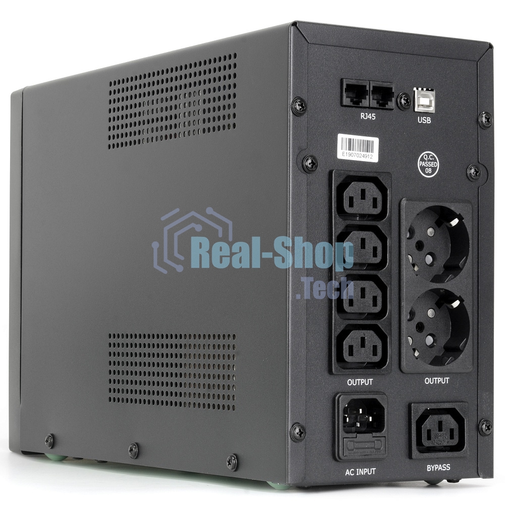 Источник бесперебойного питания Crown CMU-SP2000COMBO USB/2000 ВА/1200 Вт/9 x IEC 320 C13 (компьютерная)