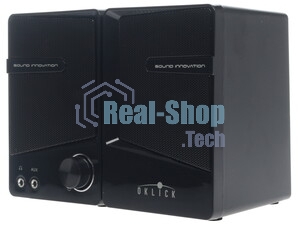 Акустическая система Oklick OK-126 2.0 черный 6Вт