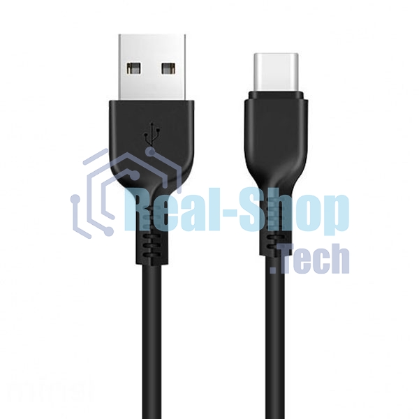 Кабель USB 2.0 HOCO X13, AM/Type-C M, черный, 1м