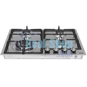 Газовая варочная поверхность Beko HIYG 64225 SXO, 4 конфорки, нержавеющая сталь, 7800 Вт