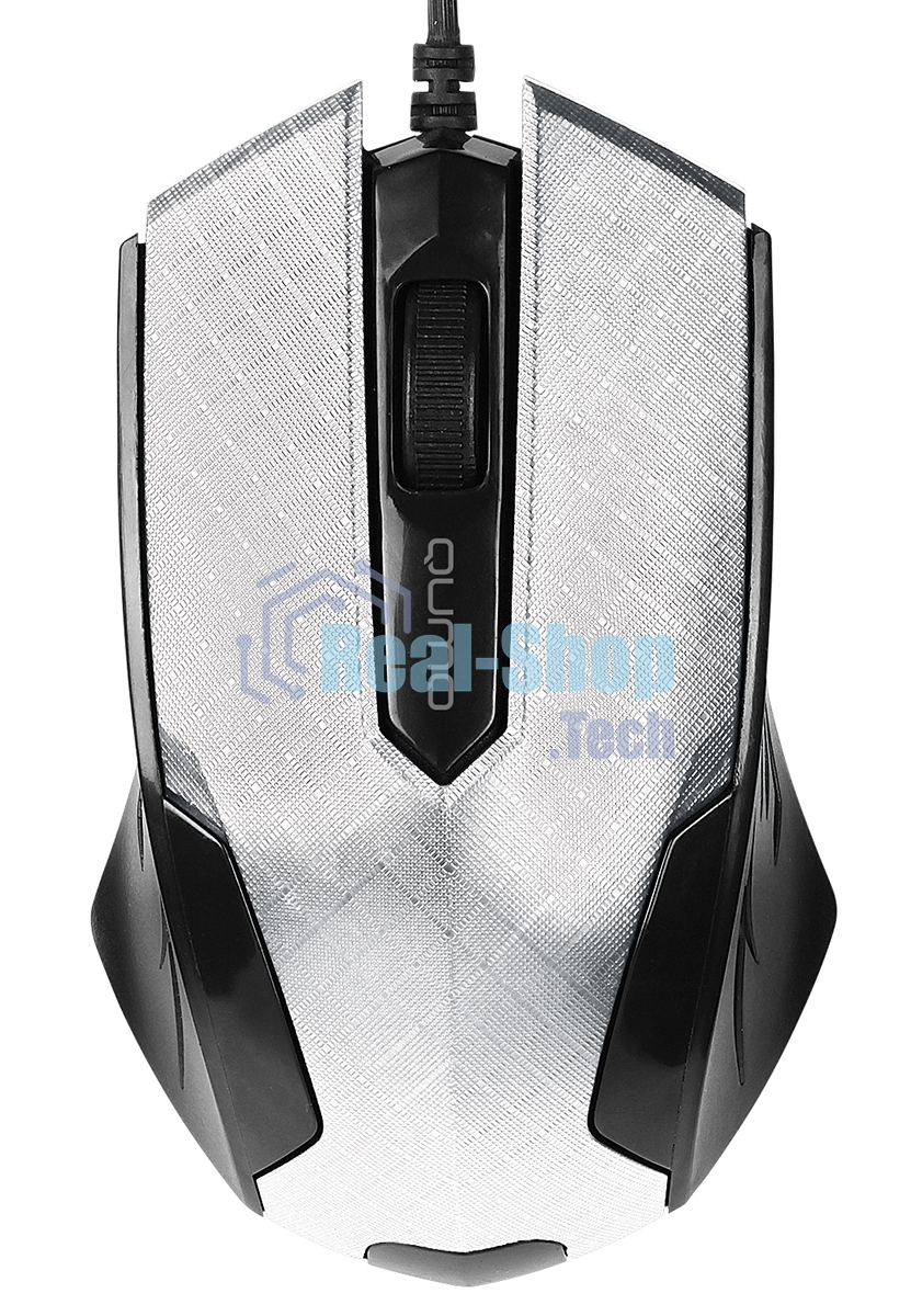 Мышь проводная Qumo Office M14 белый, 1000 dpi, USB, кнопки - 3