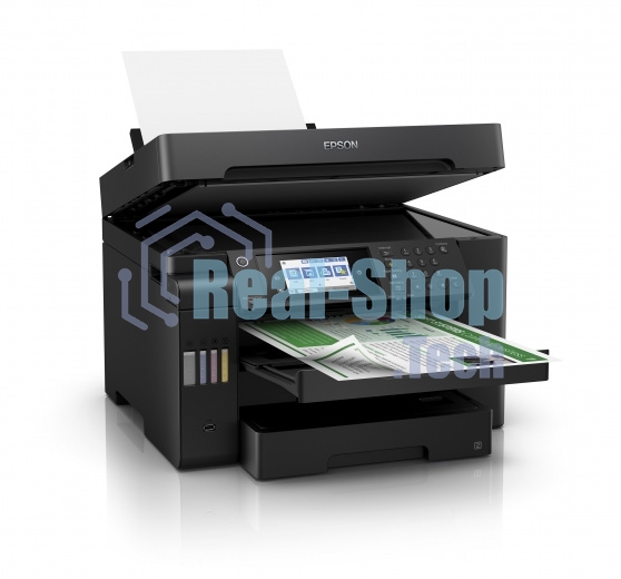 МФУ струйное Epson L15150, (A3, ADF, duplex, 35 стр./мин., Ethernet, Wi-Fi черный)