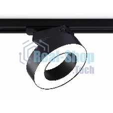 Трековый однофазный светодиодный светильник Ambrella light GL6868 BK черный LED 15W 4200K D115*80