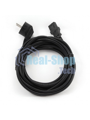 Кабель питания Cord Power Gembird/Cablexpert 1.8м, Schuko- C13, 6А, черный, с зазем.