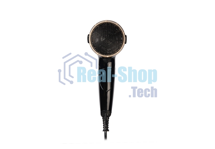 Фен Centek CT-2209 BLG черный/золотой перламутр, 1600 Вт, компактный