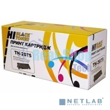 Расходные материалы Hi-Black TN-2075 Картридж лазерный Hi-Black для Brother 2030/2040/2070, 2500 стр.