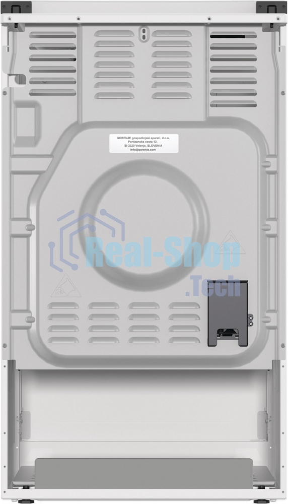 Плита комбинированная Gorenje GK5A12WG белый, конфорок 2 газовых и 2 электрических, духовка 68 л, 50 см x 85 см x 59.4 см