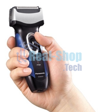 Электробритва сетчатая Panasonic ES6002 реж.эл.:3 питан.:аккум. черный/синий