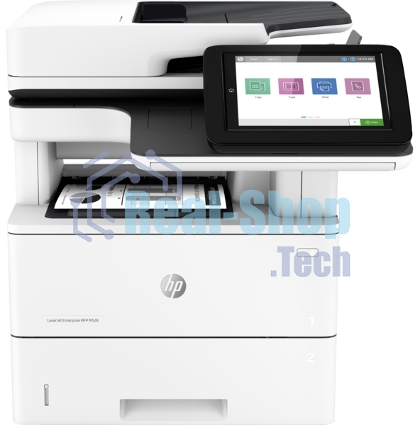 МФУ лазерное HP LaserJet Enterprise M528dn (1PV64A #B19), A4, ч/б, печ. до 43 стр/мин., скан. до 43 стр/мин. (ч/б) 38 стр/мин. (цвет), 1200 x 1200 dpi (печать) 600x600dpi (сканер), USB, RJ-45, Air Print, Mopria