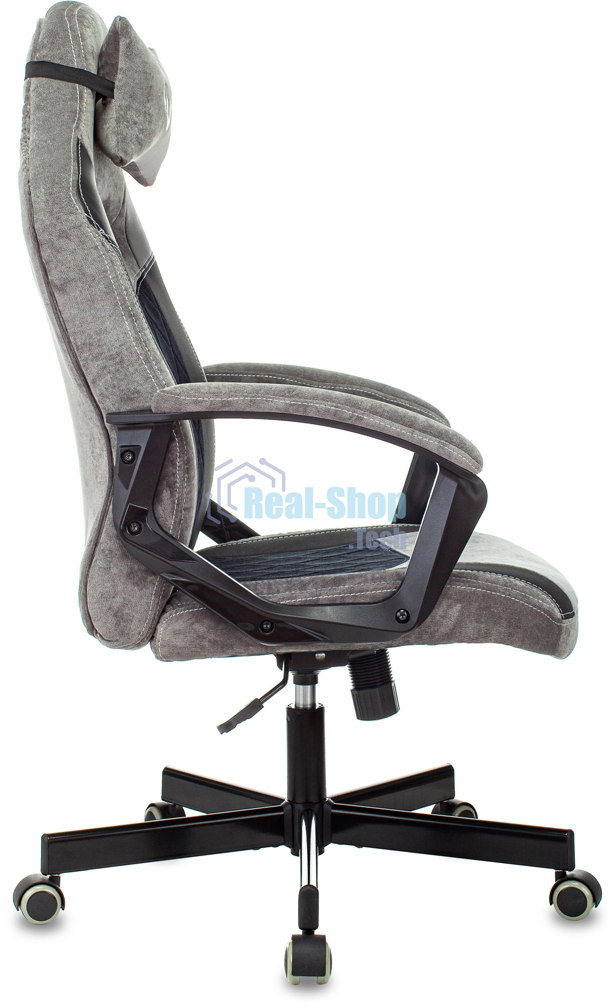 Кресло Бюрократ VIKING 6 KNIGHT B FABRIC черный, ткань, 120 кг, механизм качания
