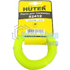 Леска для садовых триммеров Huter S2412 d=2.4мм L=12м для Huter GGT-800S(T)/1000S(T)/1300S(T)/1500S(T) (71/2/12)