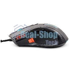 Мышь проводная Crown Gaming CMXG-711 черный, 4000 dpi, USB, кнопки - 8
