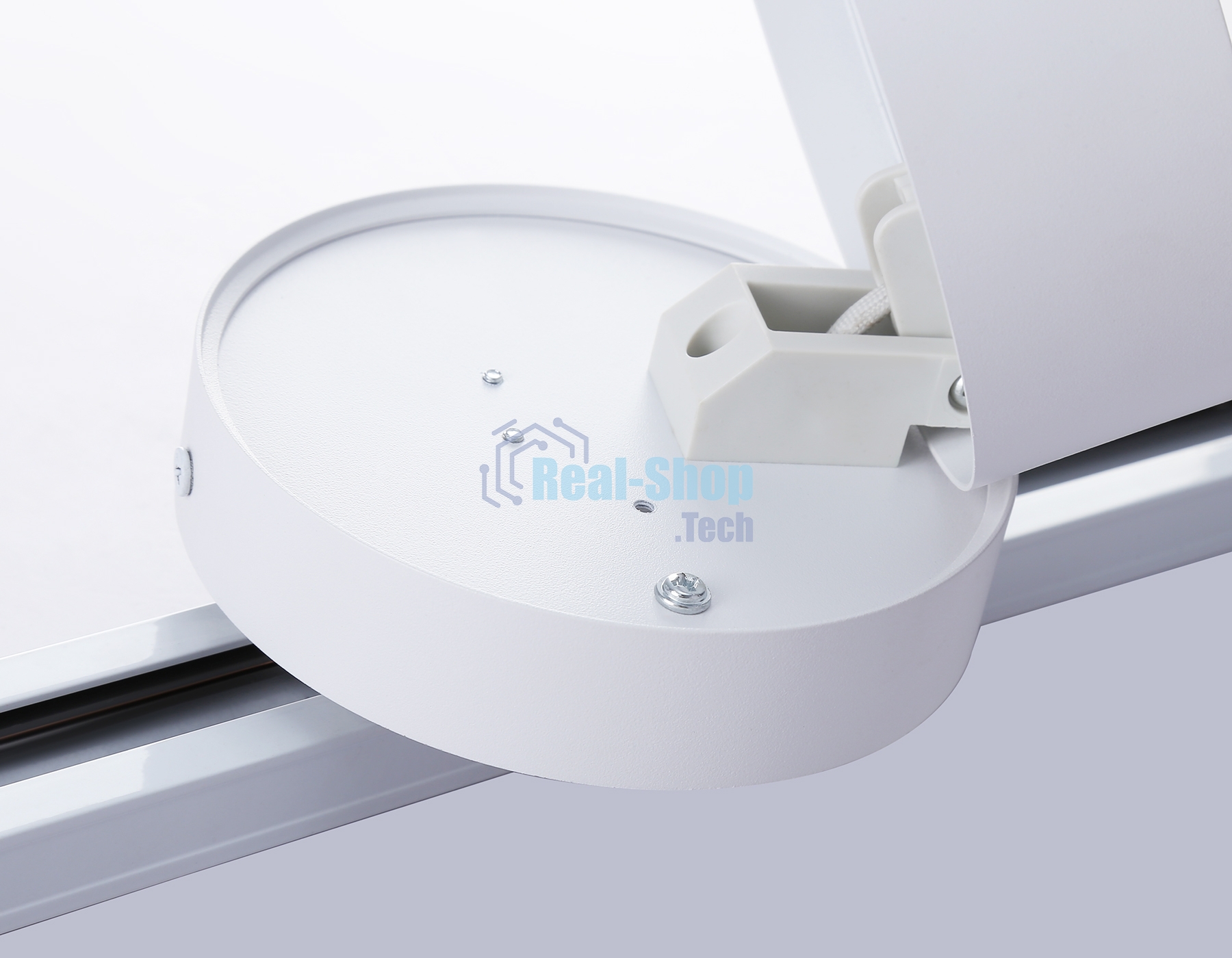 Трековый однофазный светодиодный светильник Ambrella light GL6872 WH белый LED 16W 3000K D115*90