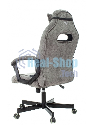 Кресло Бюрократ VIKING 6 KNIGHT B FABRIC черный, ткань, 120 кг, механизм качания