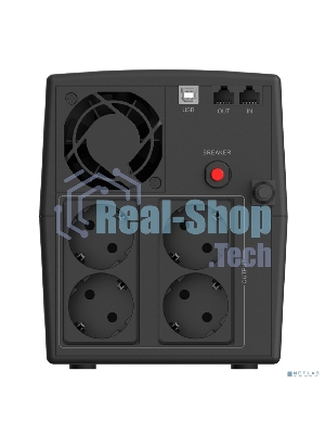 ИБП CBR QTM-1200T-4F-LCUC Line Interactive 1200VA/720W 7Ah12V*2 4 x Shuko, HID-USB, RJ45/11