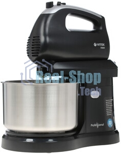 Миксер Vitek VT-1417 ST, 700 Вт, 2,8л., с чашей, черный