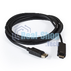Кабель ExeGate EX284915RUS DisplayPort-HDMI ExeGate EX-CC-DP-HDMI-1.8 (20M/19M, 1,8м, экран)