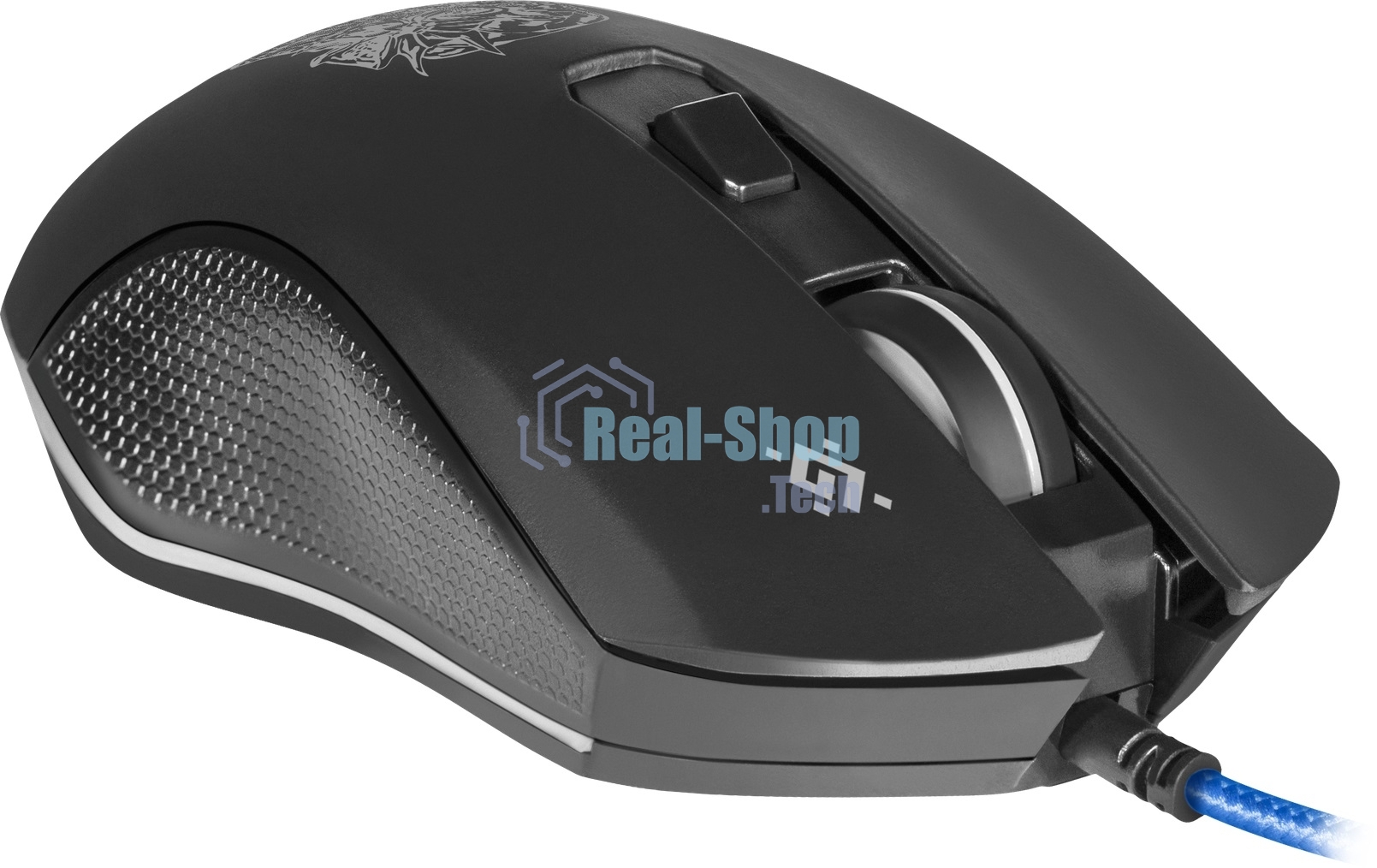 Мышь проводная Defender Sleipnir GM-927 черный, 12800 dpi, USB, кнопки - 6