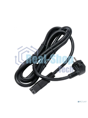 Кабель питания Cablexpert PC-S22-C19-2.5-1.5M, Schuko-C19, 3x2.5мм2, 16A, с заземлением, медь, 1.5м, черный, пакет