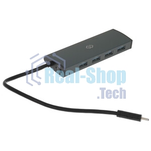 USB-концентратор Digma HUB-4U3.0-UC-G, USB-C, USB 3.0 4 порта, USB