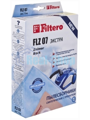 Комплект пылесборников Filtero FLZ 07 (4) ЭКСТРА, 4 шт в упак.