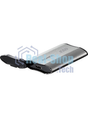Внешний SSD ADATA SD810, 500 Gb, USB 3.2 Gen 2x2 Type-C, R/W 2000/2000, серебристый