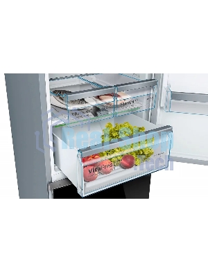 Холодильник Bosch KGN39LB30U черный двухкамерный 290/110л морозилка снизу, No Frost