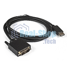Кабель-переходник ExeGate EX284908RUS DisplayPort -DVI ExeGate EX-CC-DPM-DVIM-1.8 (20M/25M, 1,8м, экран)