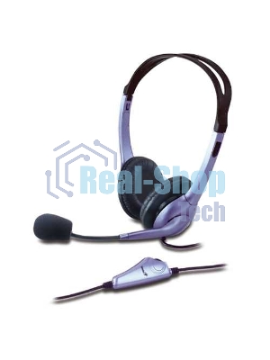 Гарнитура Genius HS-04S Two jack фиолетовый, проводная, 3.5 мм