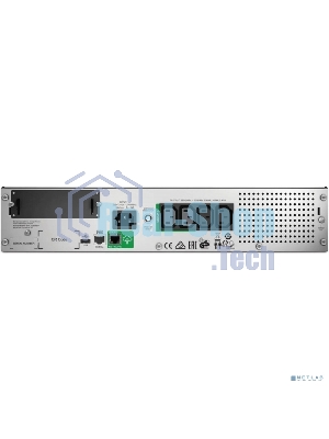 Источник бесперебойного питания APC Smart-UPS SMT750RMI2UC/750ВА/500Вт/4xIEC 320 C13 (компьютерный)