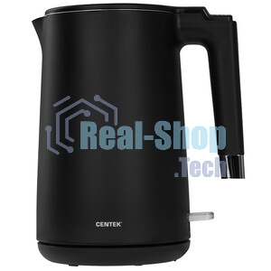 Чайник электрический Centek CT-1011 черный, 2200 Вт, 1.5 л