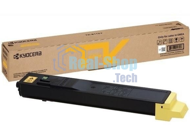 Картридж лазерный Kyocera TK-8115Y (1T02P3ANL0) желтый для M8124cidn/M8130cidn 6000 стр.