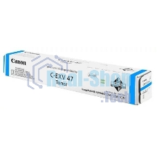 Картридж лазерный Canon C-EXV47C (8517B002) голубой (21 500 стр.) для Canon iR-ADV С351iF/C350i/C250i