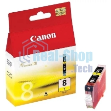 Картридж струйный CLI-8Y (0623B024), для Canon 4200/5200/MP500/MP800, Желтый, 490 стр.