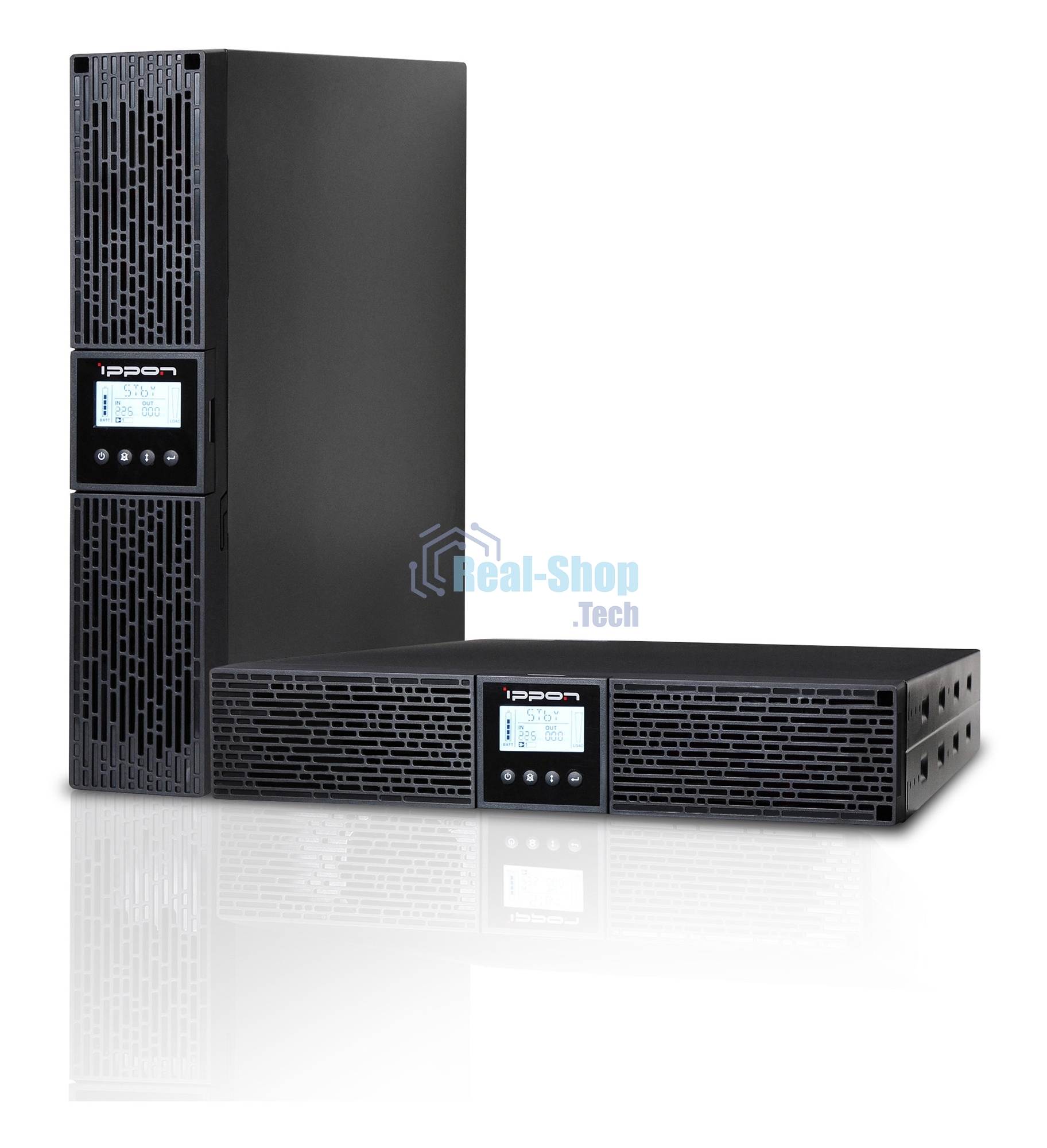 Источник бесперебойного питания Ippon Smart Winner II 3000 / 3000 ВА / 2700 Вт / 8 x IEC 320 C13, 1 x IEC 320 С19