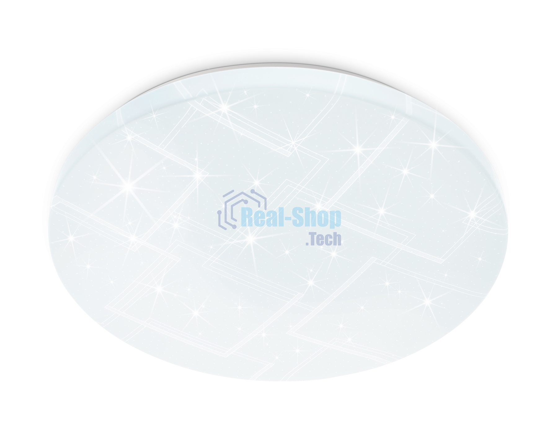 Потолочный светодиодный светильник Ambrella light FZ1032 WH белый 30W 6400K D370*55 (Без ПДУ)